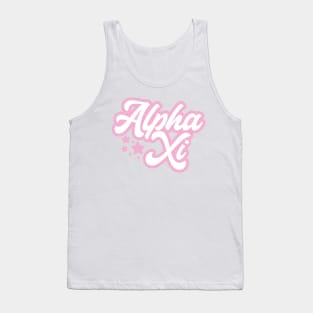 Pink and White Stars A Xi D Tank Top